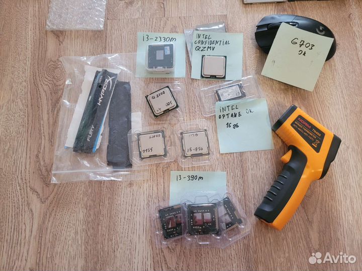 HDD, CPU, пирометр