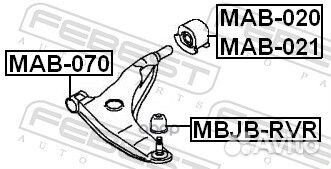 Сайлентблок передний переднего рычага MAB-070