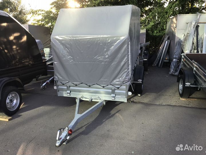Прицеп мзса 2.7м х 1.37м. С тентом Новый 817705