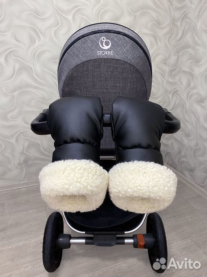 Новые рукавички и муфты для колясок