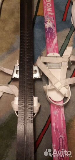Беговые лыжи детские комплект