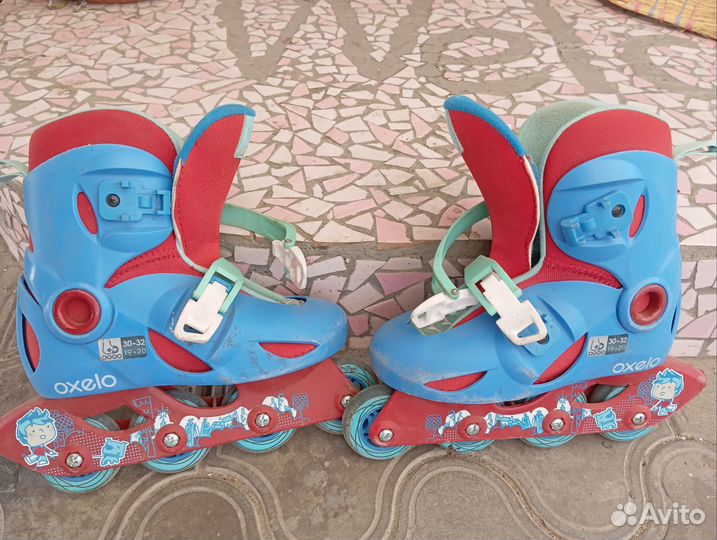 Роликовые коньки детские раздвижные