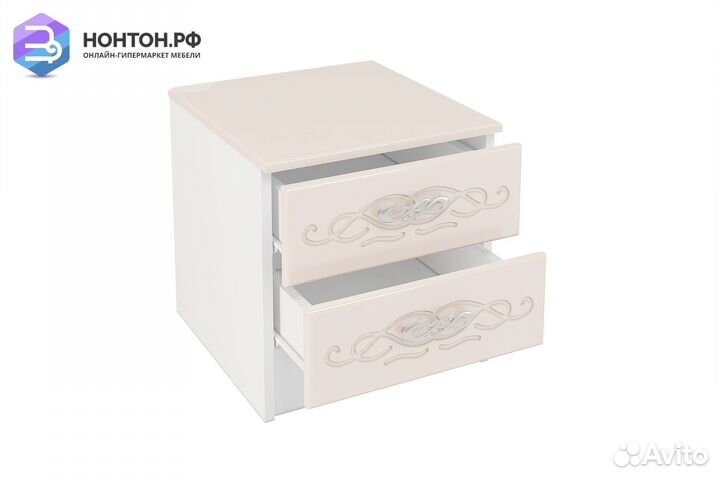 Тумба прикроватная Венеция жемчуг