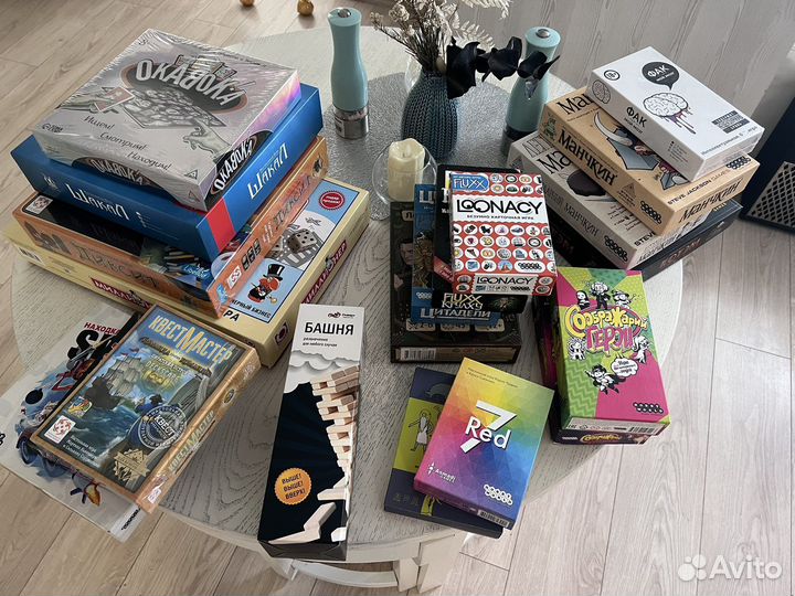 Настольные игры Диксит,Окавока,Шакал,квестмастер