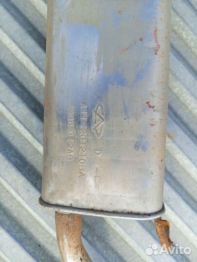 Чери амулет а15 глушитель выхлопная труба