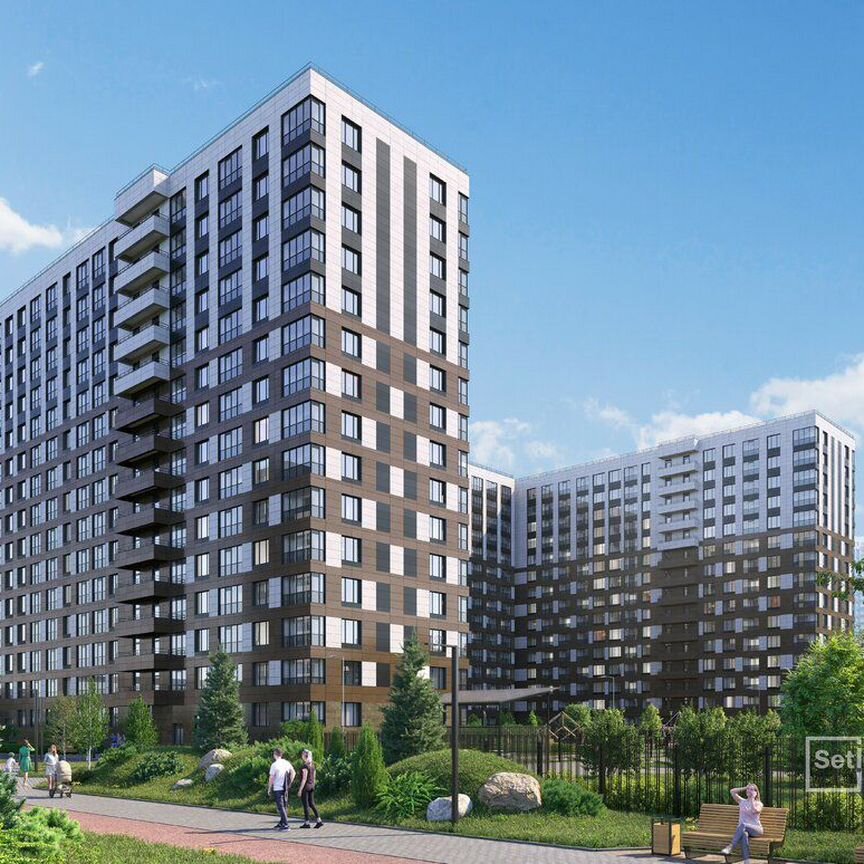 1-к. квартира, 37,6 м², 4/21 эт.