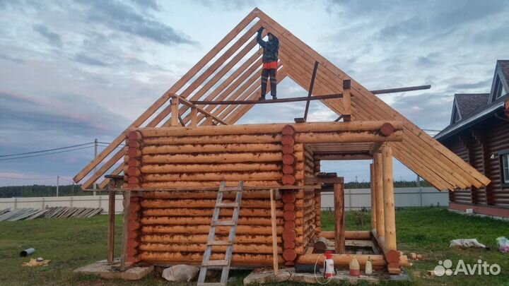 Баня 6x4 (ручная рубка)