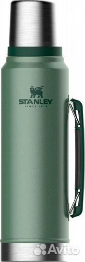 Термос stanley Classic 1L темно-зеленый Sta610