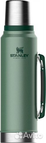 Термос stanley Classic 1L темно-зеленый Sta610