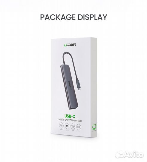 USB HUB Ugreen 6 in 1 hdmi для MacBook Air M 1