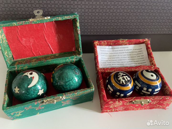 Музыкальные массажные шары баодинга