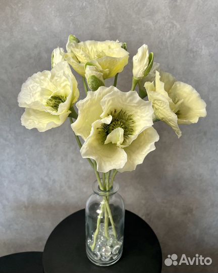 Маки. Цветы из холодного фарфора