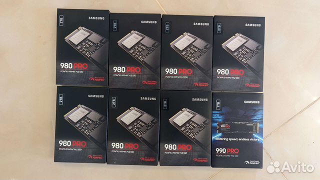 Ssd samsung 980 pro 2tb (оригинал)