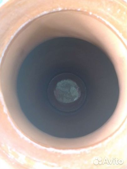 Глиняный кувшин с кружкой, времён СССР