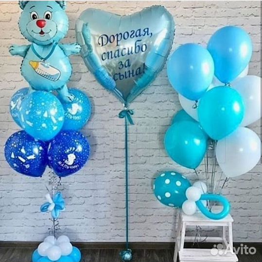 Гелиевые и воздушные шарики