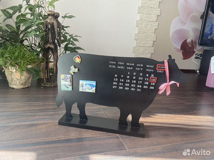 Декаративный календарь, декор для дома
