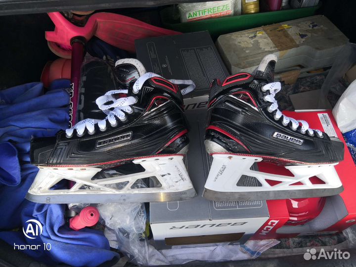 Хоккейные вратарские коньки Bauer 1x s17 sr 10d