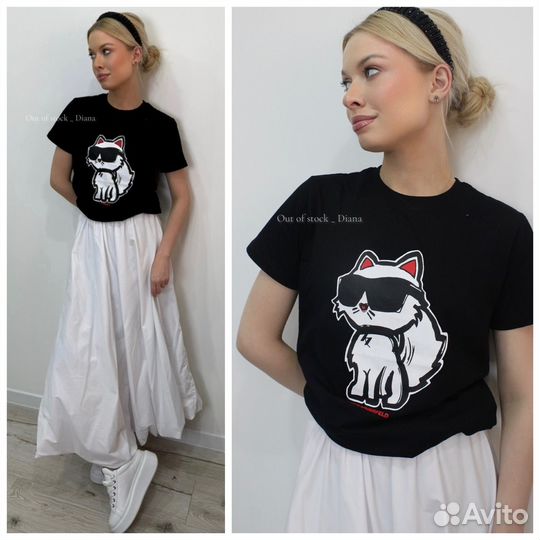 Футболка karl lagerfeld женская