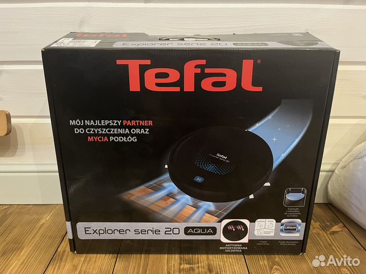 Робот пылесос моющий новый