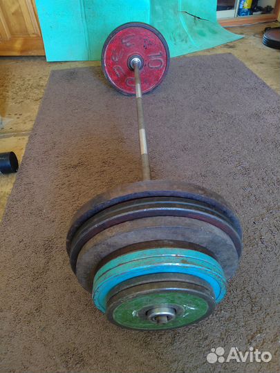 Штанга гриф блины 120 кг