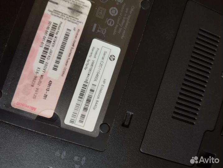Ноутбук hp elitebook 8440p. Оз4 GB,hdd 256