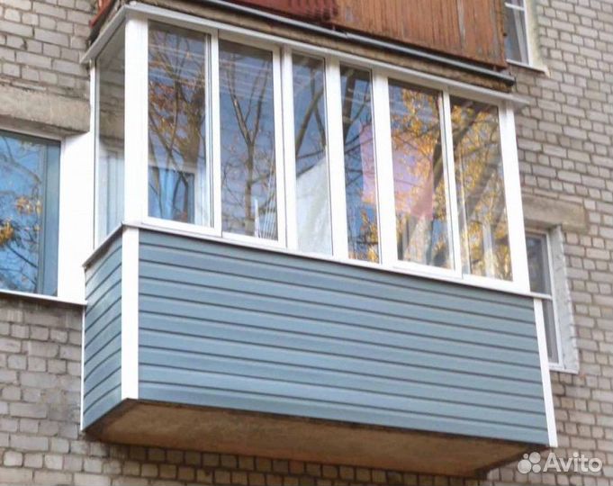 Остекление балкона в Нальчике