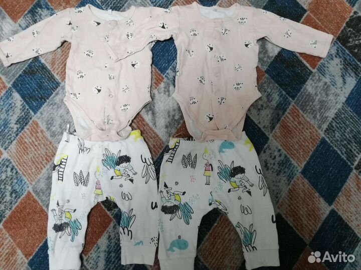 Вещи на двойняшек (близняшек) 68 74