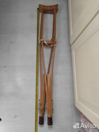 Костыли детские подмышечные деревянные