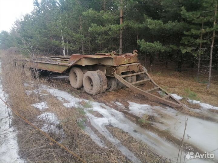 Прицеп трал (тяжеловоз) ЧМЗАП 8358, 1992