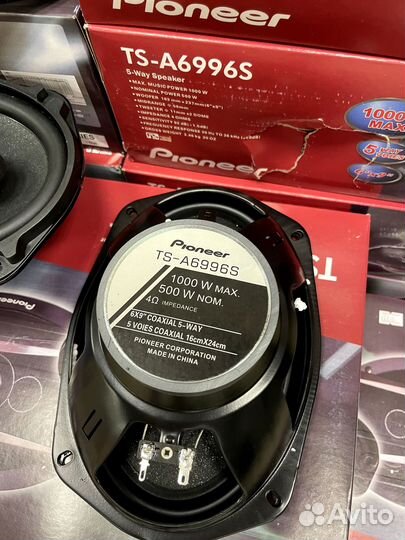 Динамики Овалы Pioneer автоколонки пионер