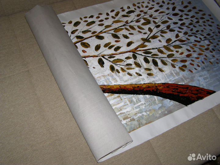 Большая интерьерная картина маслом на холсте