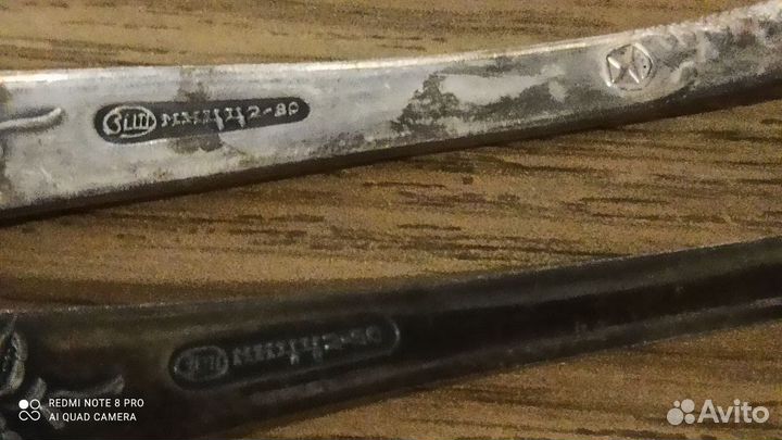 Столовые ложки вилки ножи зиш Классик мельхиор