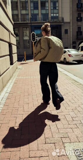 Куртка zara стеганная