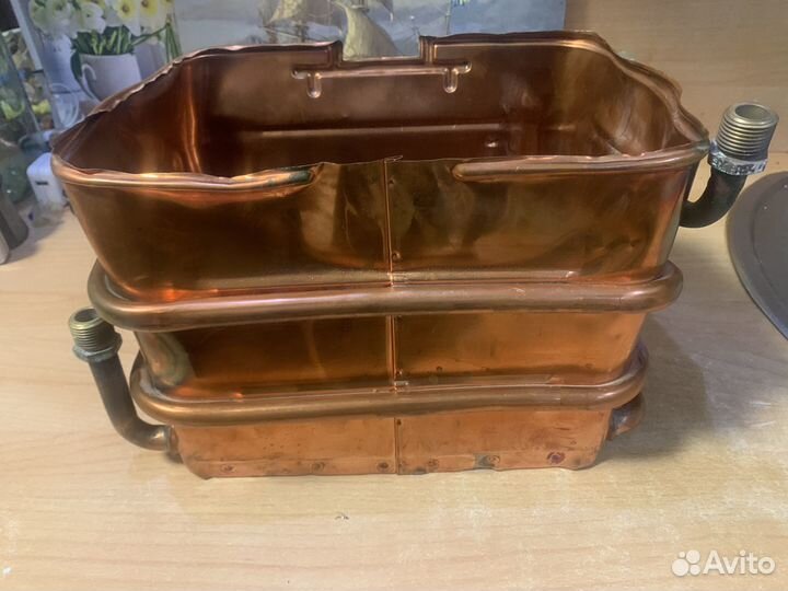 Теплообменик газовой колонки Нева Люкс Б/у 1мес