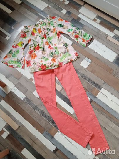 Вещи пакетом для девочки р 146-152