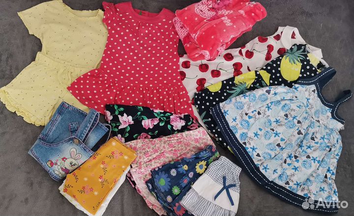 Вещи пакетом на девочку 2 3 года