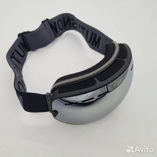 Очки горнолыжные, сноуборд, Зеркальные