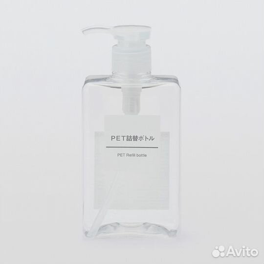 Дозатор для жидкого мыла прозрачный Muji (280 мл)