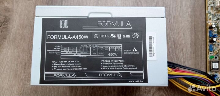 Материнская плата, проц, озу, видеокарта, бп