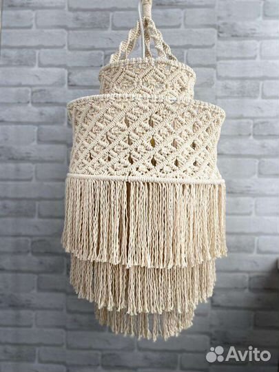 Абажур макраме