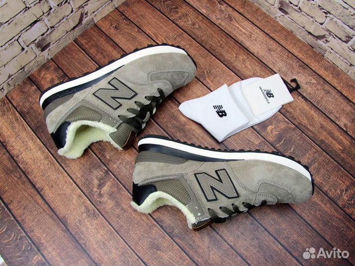 Кроссовки New balance 574 зимние