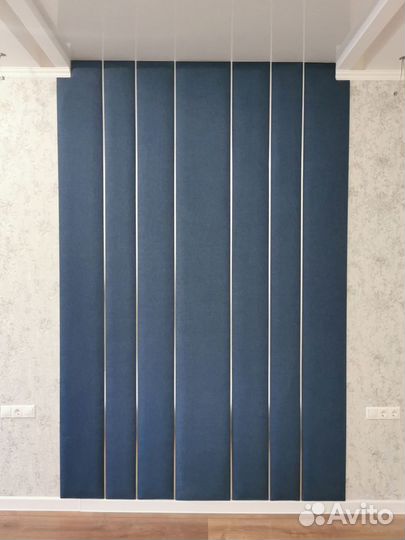 Мягкие стеновые панели с профилем