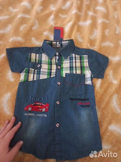 Рубашка детская для мальчиков
