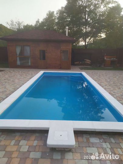 Бассейн из пластика 6*3*1.5