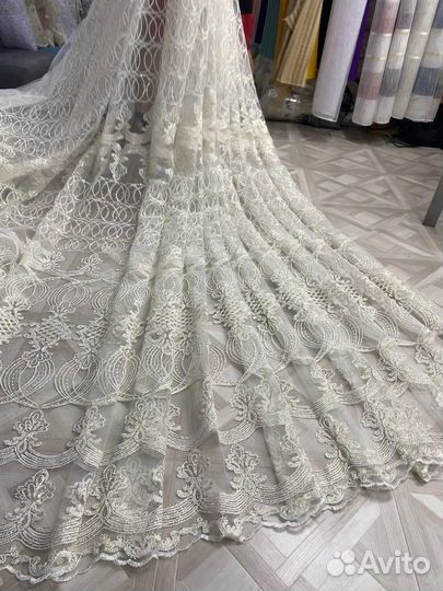 Тюль в наличии Турция 4 рулона на отрез