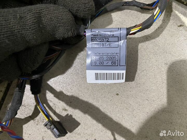 Проводка двери комплект BMW 5 E60