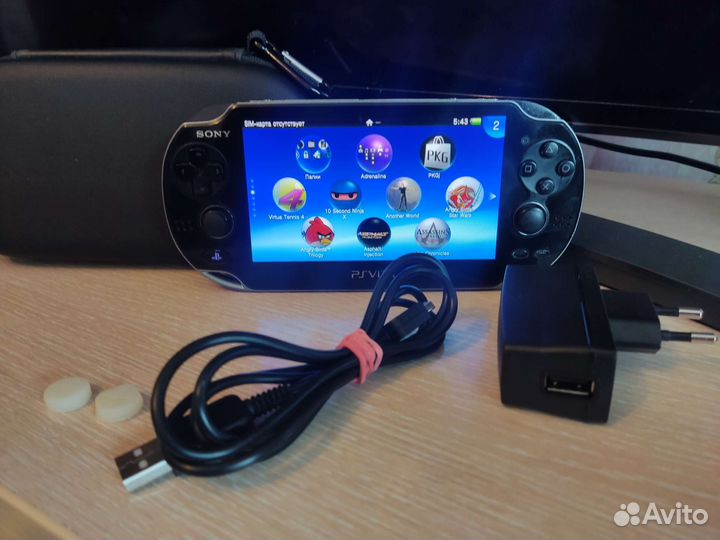 Прошитая PS Vita 64Gb Wi-Fi/3G+игры