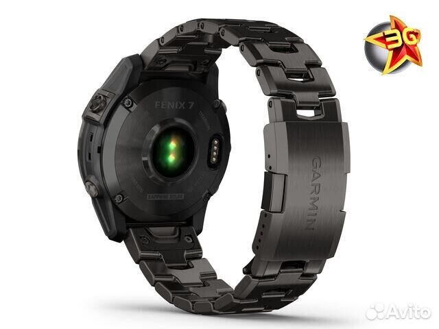 Часы Garmin Fenix 7 Sapphire Solar Titanium Grey 010-02540-39