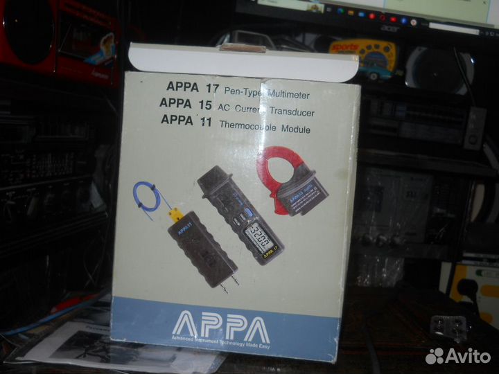 Appa 17 15 11 мультиметр клещи аксессуары б у