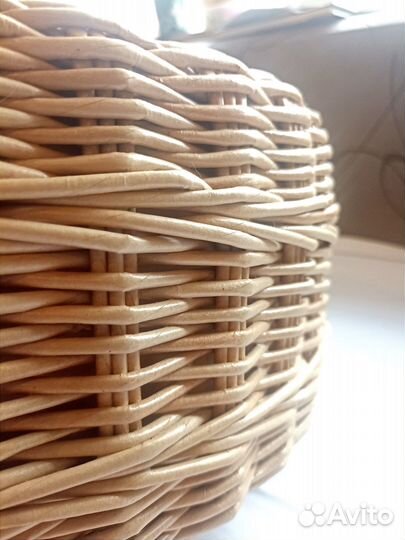 Пуфик в прихожую плетеная мебель дуб сканди новый